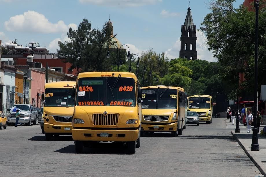 transporte colectivo en SLP