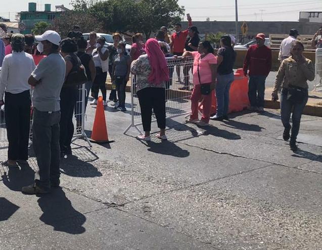 manifestación de comerciantes