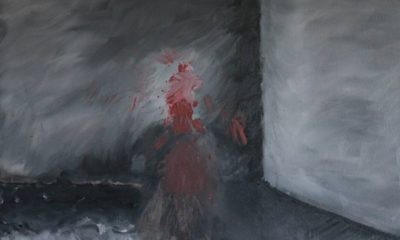 Pintura: Failed Self Portrait of a Suicide Painting de Zach Beiswenger